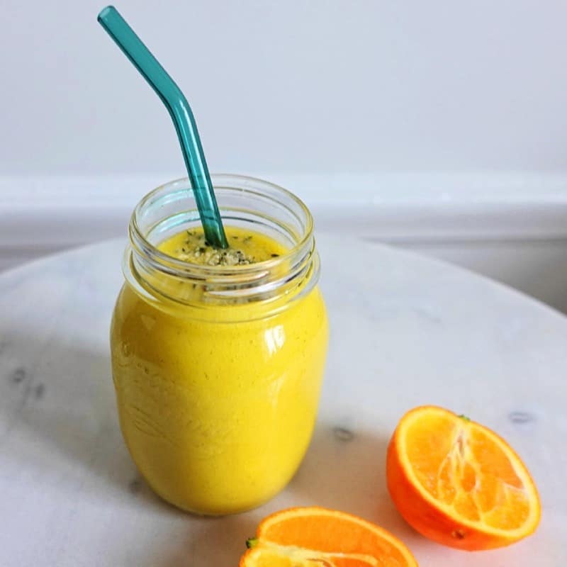 Smoothie apelsin och gurkmeja