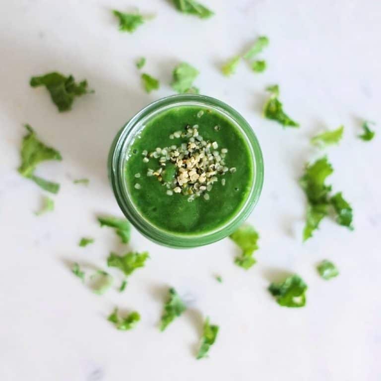 Grön smoothie med spirulina