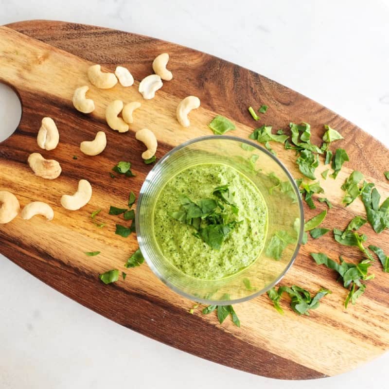 Vegansk grönkålspesto