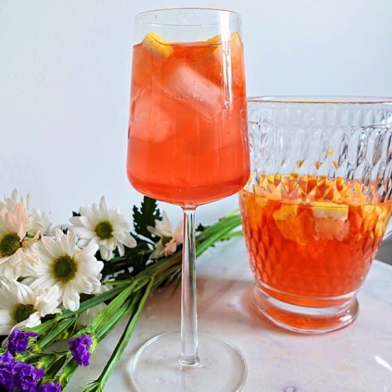 Icetea med apelsin och citron