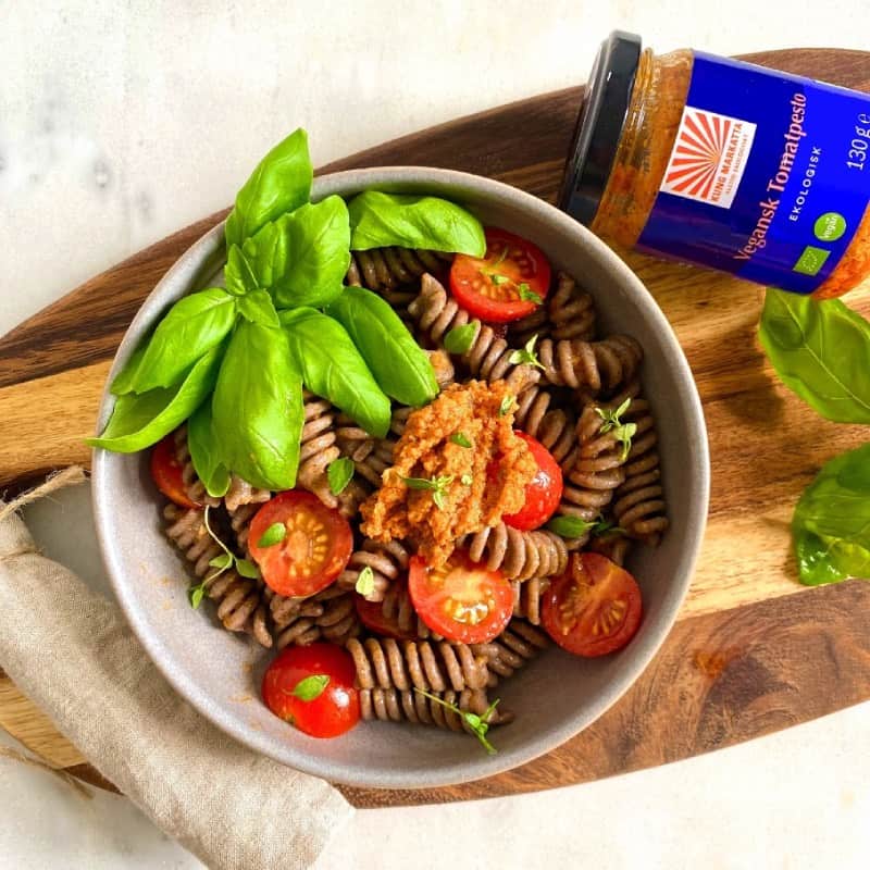 pasta tomatpesto