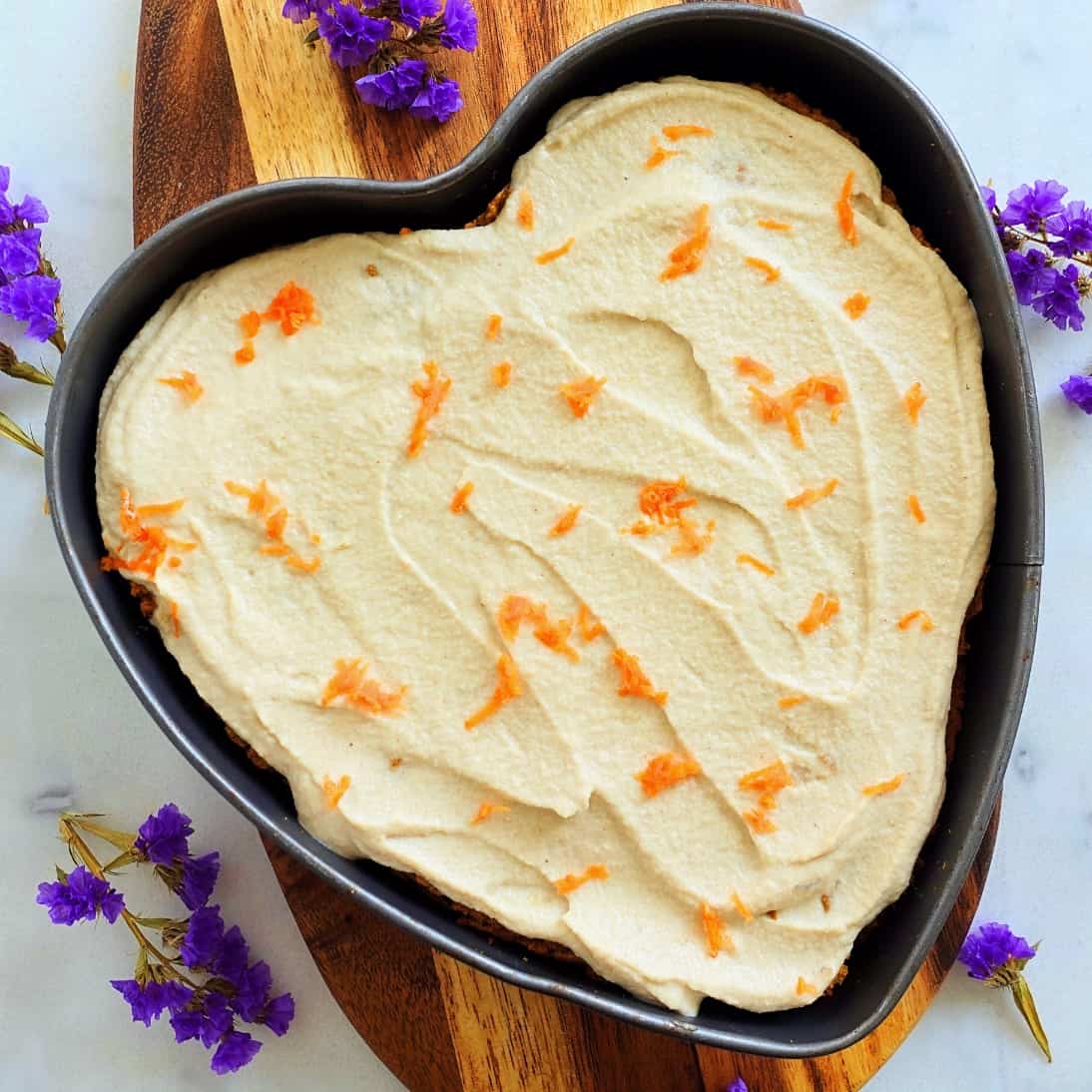 Glutenfri vegansk morotskaka