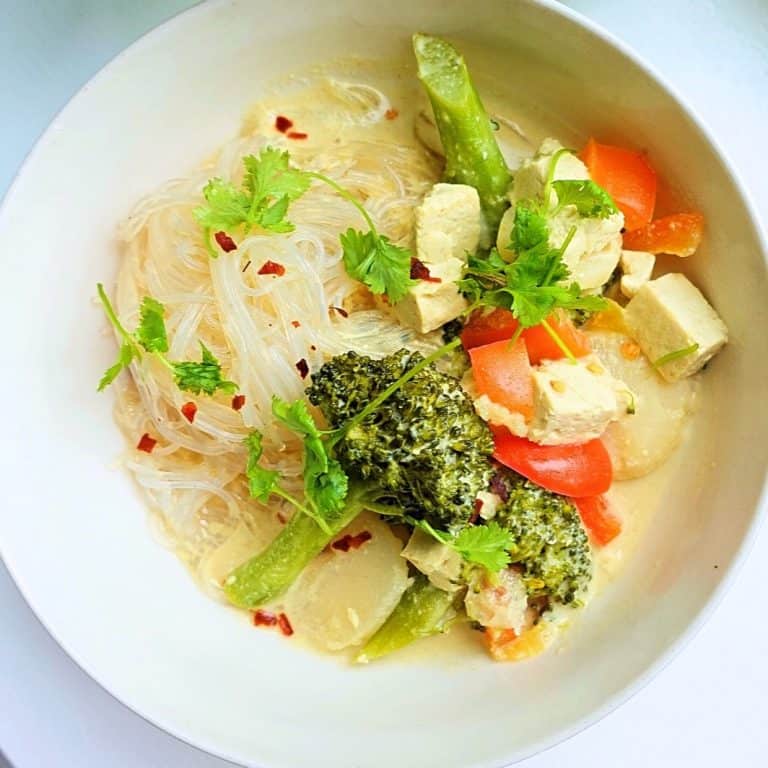 Vegansk green curry