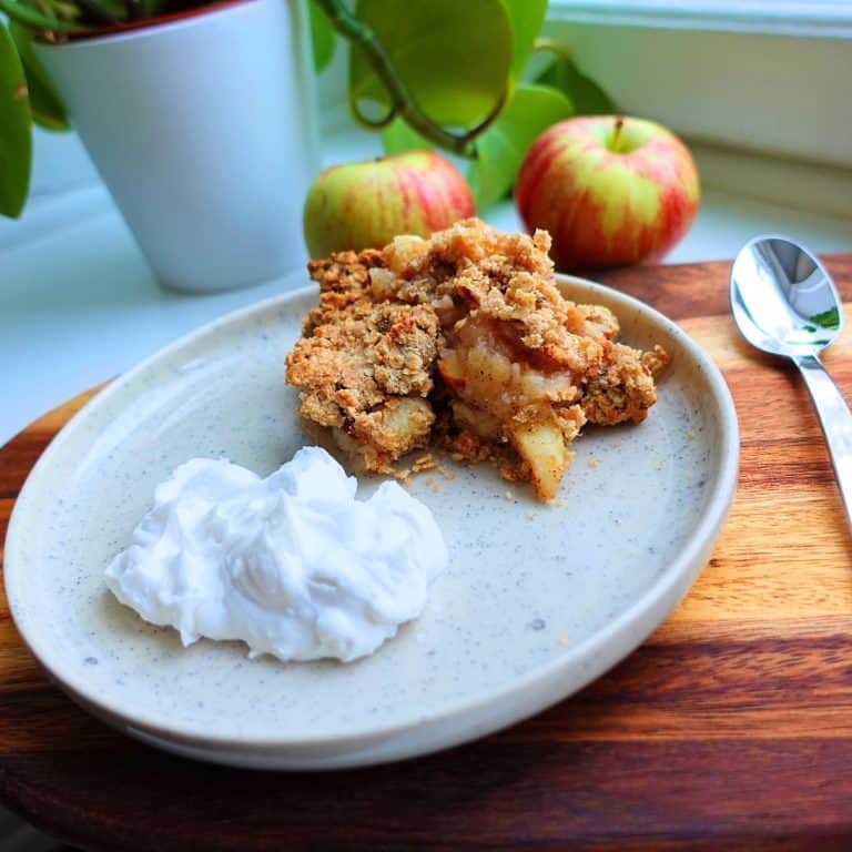 glutenfri vegansk äppelpaj