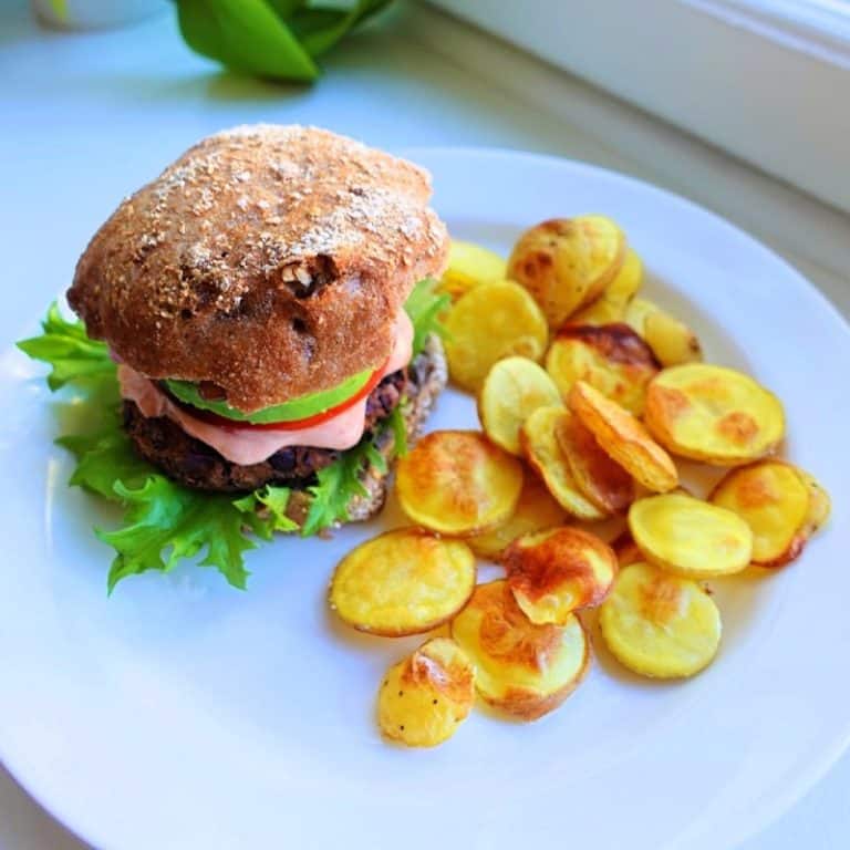 Vegansk hamburgare