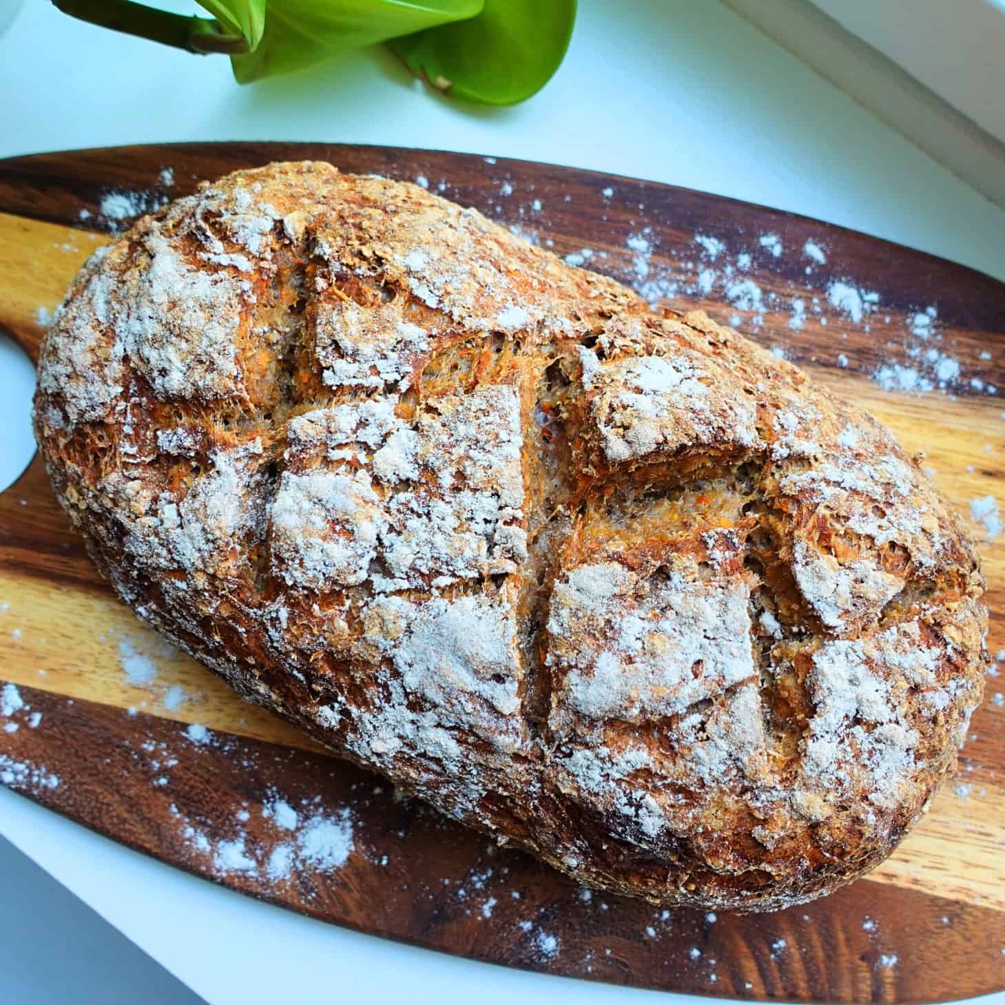 Glutenfri Sötpotatis- och morotslimpa