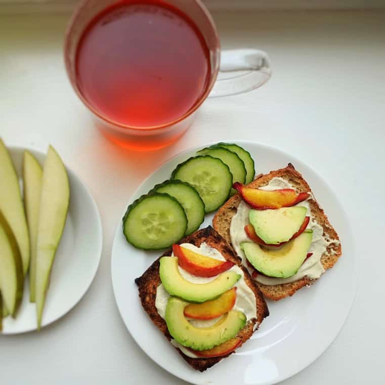Peach sandwich