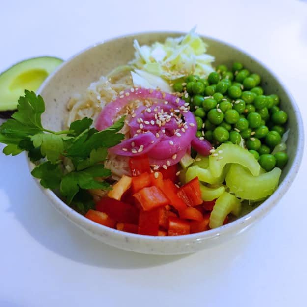 Glasnudelsallad