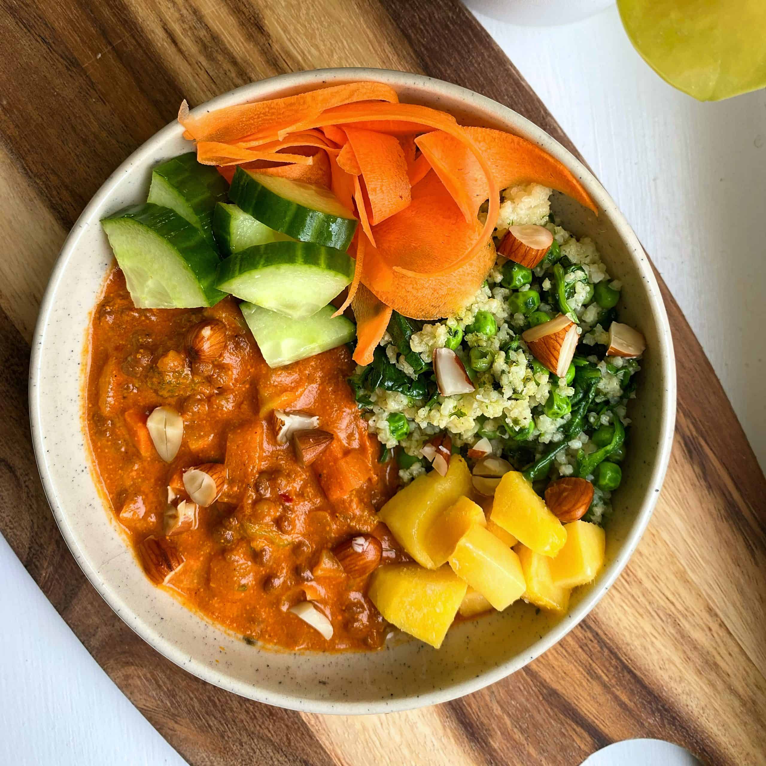 Vegansk indisk gryta