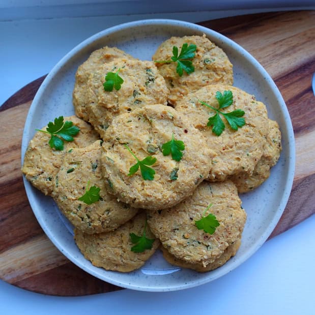Cannelinibiffar med tofu persilja och citron