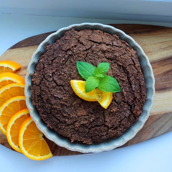 Glutenfri vegansk chokladkaka med tahini