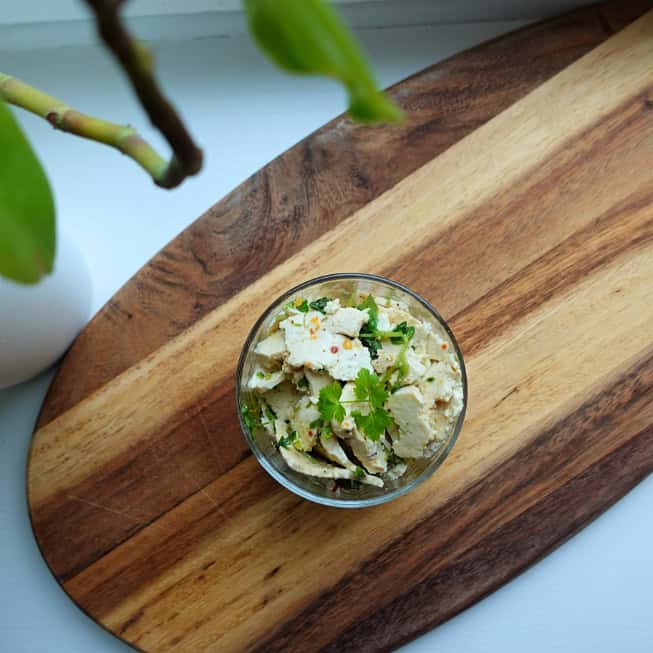 Örtmarinerad tofu